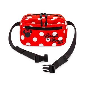 2025 Disney Parks Minnie Mouse Fanny Pack Belt Bag Ear Headband Holder